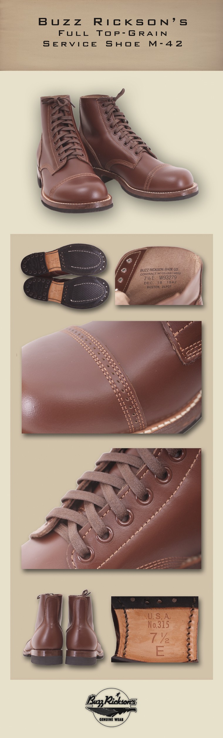M42 SERVICE SHOES