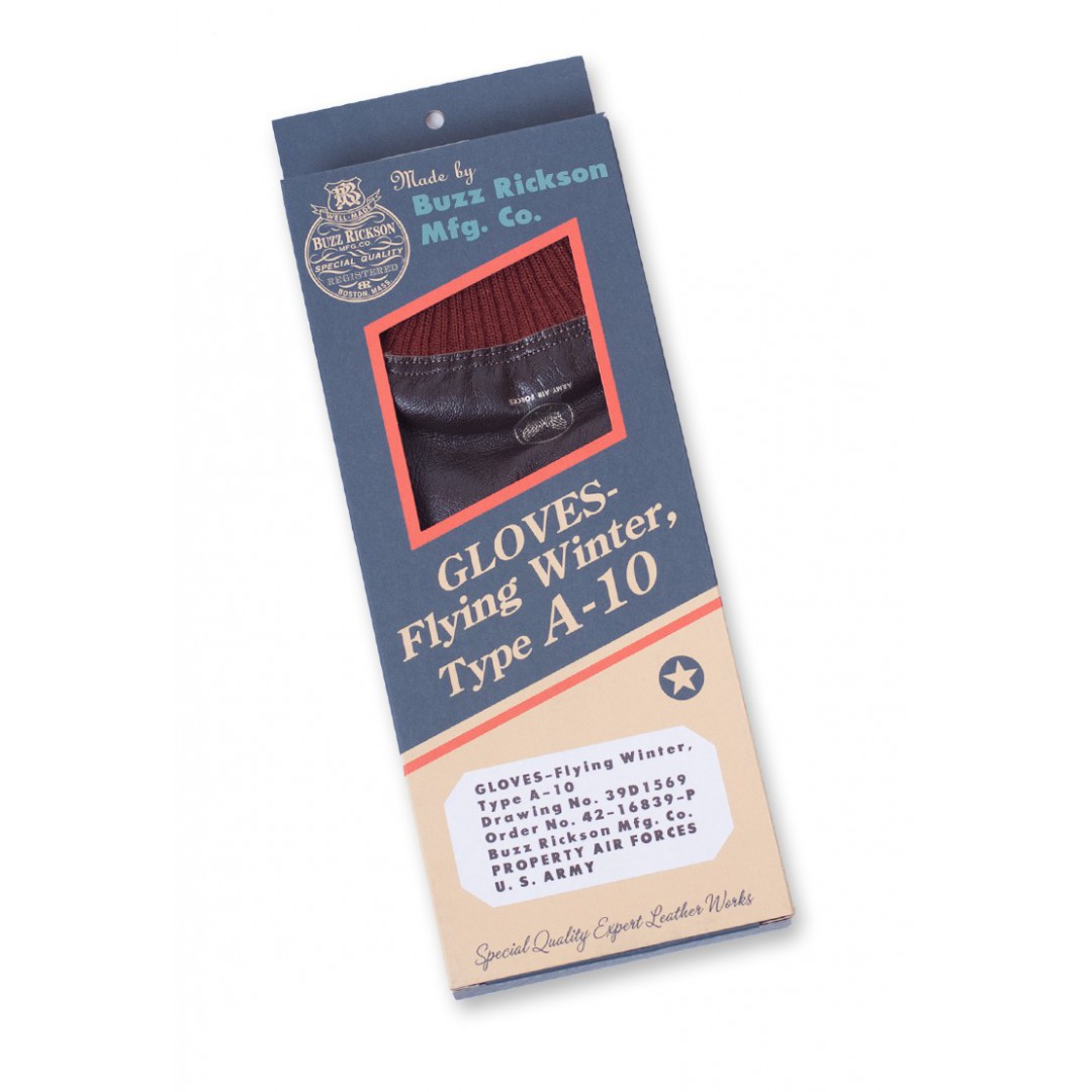 TYPE A-10 FLIGHT GLOVE RUST CUFF