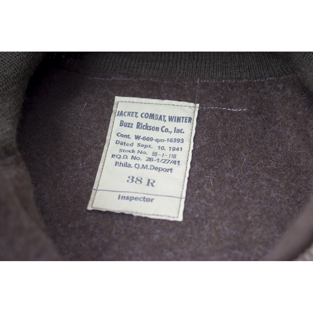 TANK JACKET, 1ST PATTERN, OLIVE, COMBAT, WINTER
