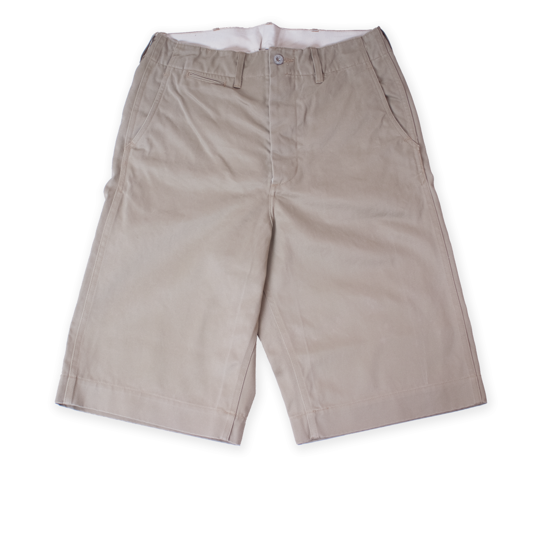 BUZZ RICKSON’S ORIGINAL CHINOS SHORTS Buzz Rickson's Cotton Uniform Twill 8.2oz Chino Short