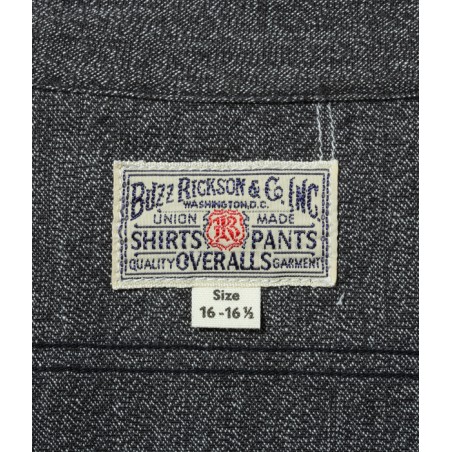 MOCK-TWIST CHAMBRAY, BLACK