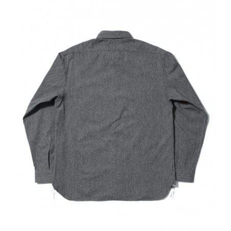 MOCK-TWIST CHAMBRAY, BLACK