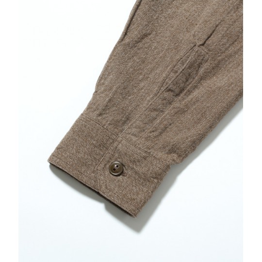 MOCK-TWIST CHAMBRAY, BROWN