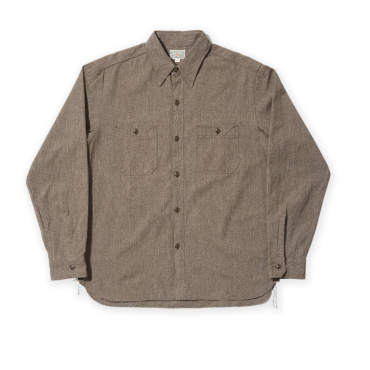 MOCK-TWIST CHAMBRAY, BROWN