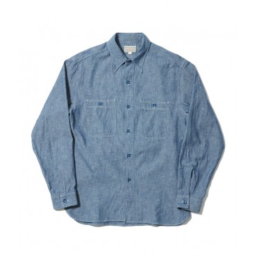 CHAMBRAY SHIRT, LONG SLEEVE