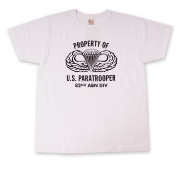 US PARATROOPER 82ND WHITE